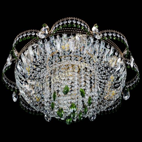 Люстра Камея №1 зеленая в Ижевске Гусь Хрустальный