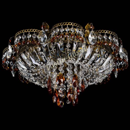 Люстра Камея №4 под бронзу чайная в Ижевске Гусь Хрустальный