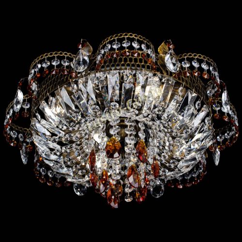 Люстра Камея №4 под бронзу чайная в Ижевске Гусь Хрустальный