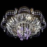 Люстра Камея №4 под бронзу фиолетовая в Ижевске