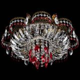 Люстра Камея №4 под бронзу красная в Ижевске