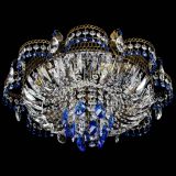 Люстра Камея №4 под бронзу синяя в Ижевске