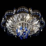 Люстра Камея №4 под бронзу синяя в Ижевске