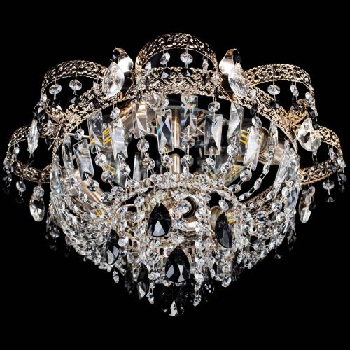 Люстра Камея Флора №4 черная в Ижевске Гусь Хрустальный