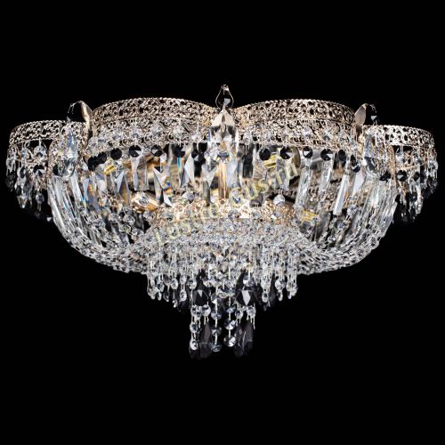 Люстра Камея Флора Журавлик №6 черная в Ижевске Гусь Хрустальный