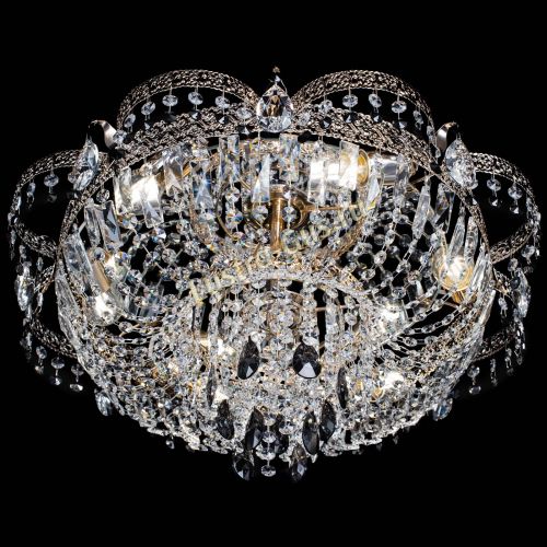 Люстра Камея Флора Журавлик №6 черная в Ижевске Гусь Хрустальный