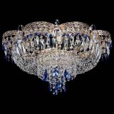 Люстра Камея Флора Журавлик №6 синяя в Ижевске