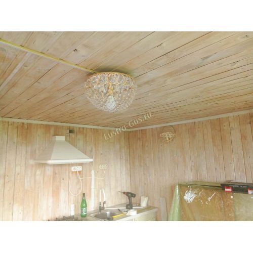 Люстра Капель №11 в Ижевске Гусь Хрустальный