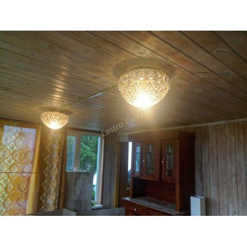 Люстра Капель №11 в Ижевске Гусь Хрустальный