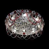 Люстра Каскад Ажур 700 мм красный в Ижевске