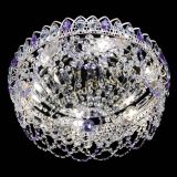 Люстра Каскад Ажур Фиолетовая белая в Ижевске
