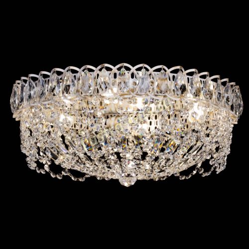 Люстра Каскад Ажур белая в Ижевске Гусь Хрустальный