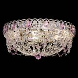 Люстра Каскад Ажур Розовая белая в Ижевске