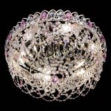 Люстра Каскад Ажур Розовая белая в Ижевске