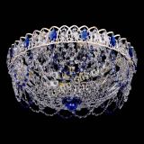 Люстра Каскад Ажур Синяя белая в Ижевске