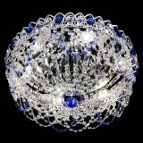 Люстра Каскад Ажур Синяя белая в Ижевске