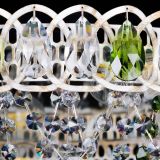 Люстра Каскад Ажур Зеленая белая в Ижевске