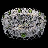 Люстра Каскад Ажур Зеленая белая в Ижевске