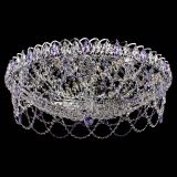 Люстра Каскад Ажур 700 мм фиолетовый в Ижевске Люстра Каскад Ажур 700 мм фиолетовый в Ижевске