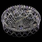 Люстра Каскад Ажур 700 мм фиолетовый в Ижевске Люстра Каскад Ажур 700 мм фиолетовый в Ижевске