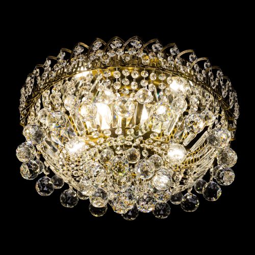 Люстра Каскад шар под бронзу в Ижевске Гусь Хрустальный