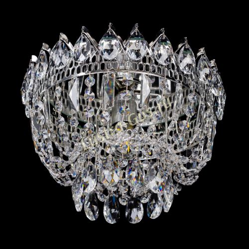 Люстра Катерина Корона журавлик - 1 лампа  в Ижевске Гусь Хрустальный