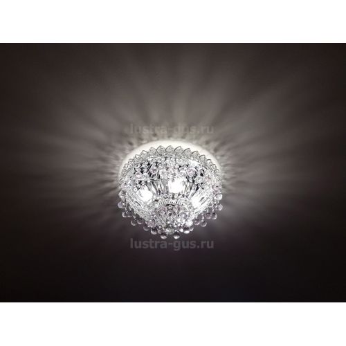 Люстра Катерина шар розовая в Ижевске Гусь Хрустальный