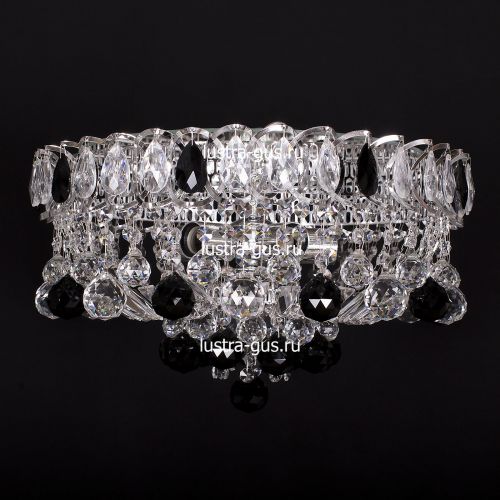 Люстра Катерина шар черная в Ижевске Гусь Хрустальный