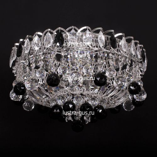 Люстра Катерина шар черная в Ижевске Гусь Хрустальный