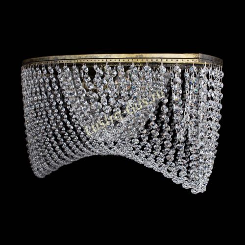 Люстра Хрустальная Волна под бронзу в Ижевске Гусь Хрустальный