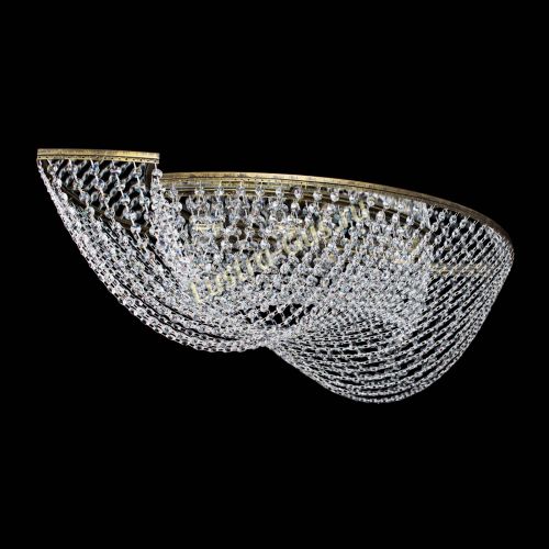 Люстра Хрустальная Волна под бронзу в Ижевске Гусь Хрустальный