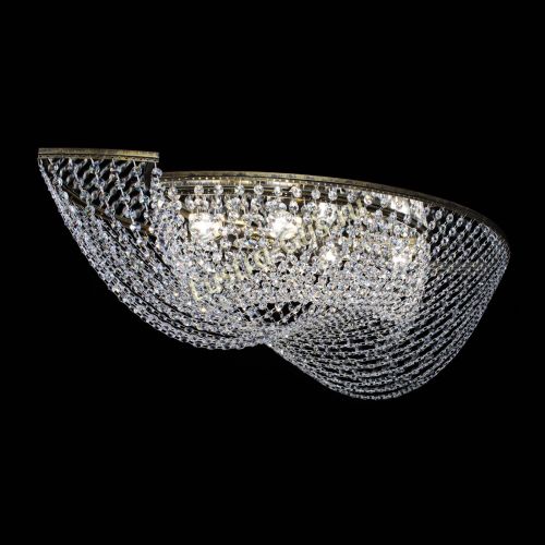 Люстра Хрустальная Волна под бронзу в Ижевске Гусь Хрустальный