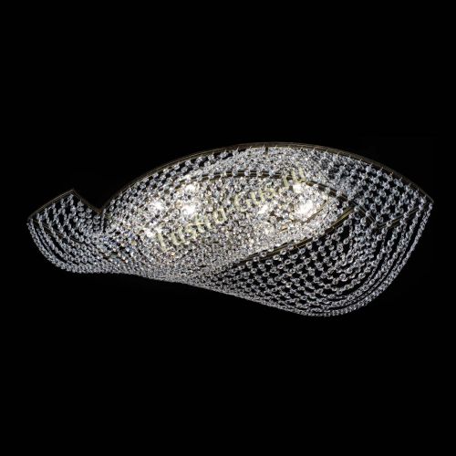 Люстра Хрустальная Волна под бронзу в Ижевске Гусь Хрустальный