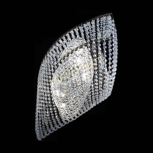 Люстра Хрустальная Волна под бронзу в Ижевске Гусь Хрустальный