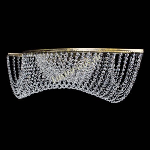 Люстра Хрустальная Волна под бронзу в Ижевске Гусь Хрустальный