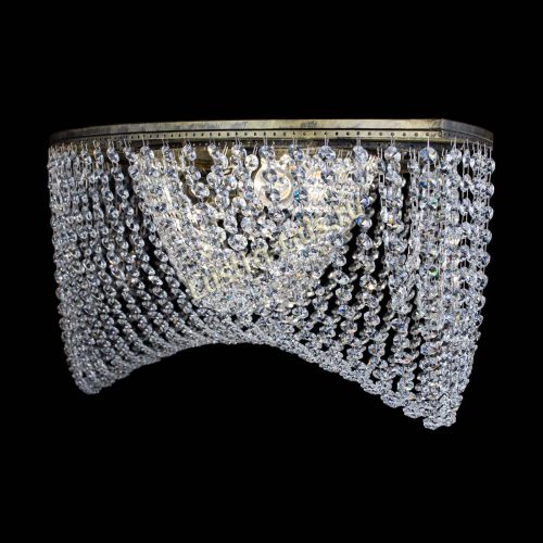 Люстра Хрустальная Волна под бронзу в Ижевске Гусь Хрустальный