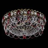 Люстра Хрустальный Каскад Ажур под бронзу Красная в Ижевске