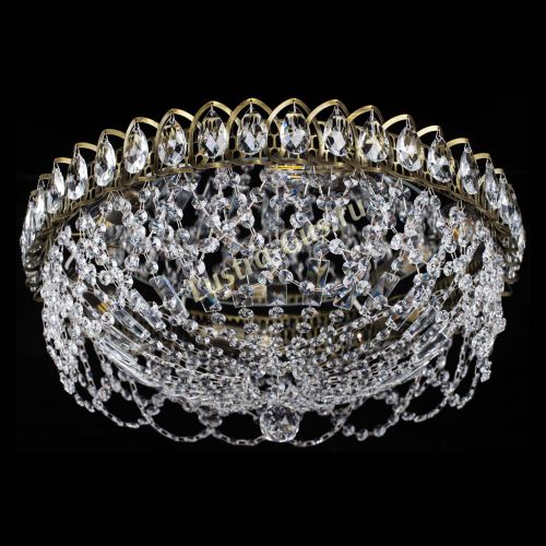 Люстра Хрустальный Каскад Ажур под бронзу в Ижевске Гусь Хрустальный