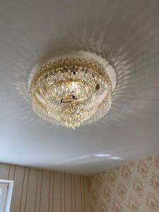 Люстра Хрустальный Каскад Перо в Ижевске отзыв и фото покупателя