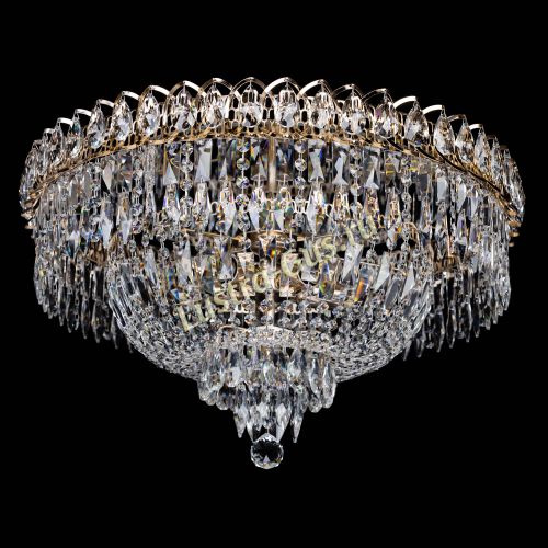 Люстра Хрустальный Каскад Перо в Ижевске Гусь Хрустальный