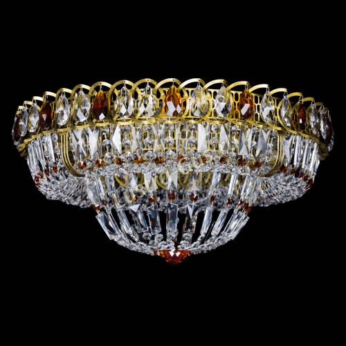 Люстра Кольцо Классика Пластинка чайная под бронзу в Ижевске Гусь Хрустальный