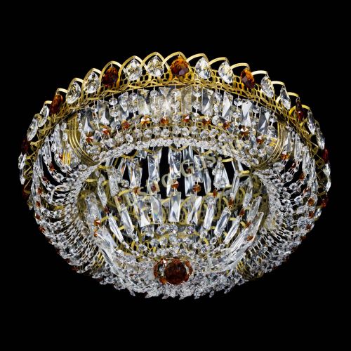 Люстра Кольцо Классика Пластинка чайная под бронзу в Ижевске Гусь Хрустальный