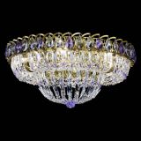 Люстра Кольцо Классика Пластинка фиолетовая под бронзу в Ижевске