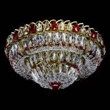 Люстра Кольцо Классика Пластинка красная под бронзу в Ижевске