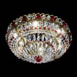 Люстра Кольцо Классика Пластинка красная под бронзу в Ижевске