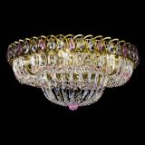 Люстра Кольцо Классика Пластинка розовая под бронзу в Ижевске