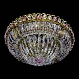 Люстра Кольцо Классика Пластинка розовая под бронзу в Ижевске