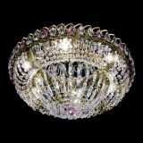 Люстра Кольцо Классика Пластинка розовая под бронзу в Ижевске