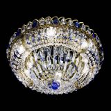 Люстра Кольцо Классика Пластинка синяя под бронзу в Ижевске