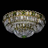 Люстра Кольцо Классика Пластинка зеленая под бронзу в Ижевске